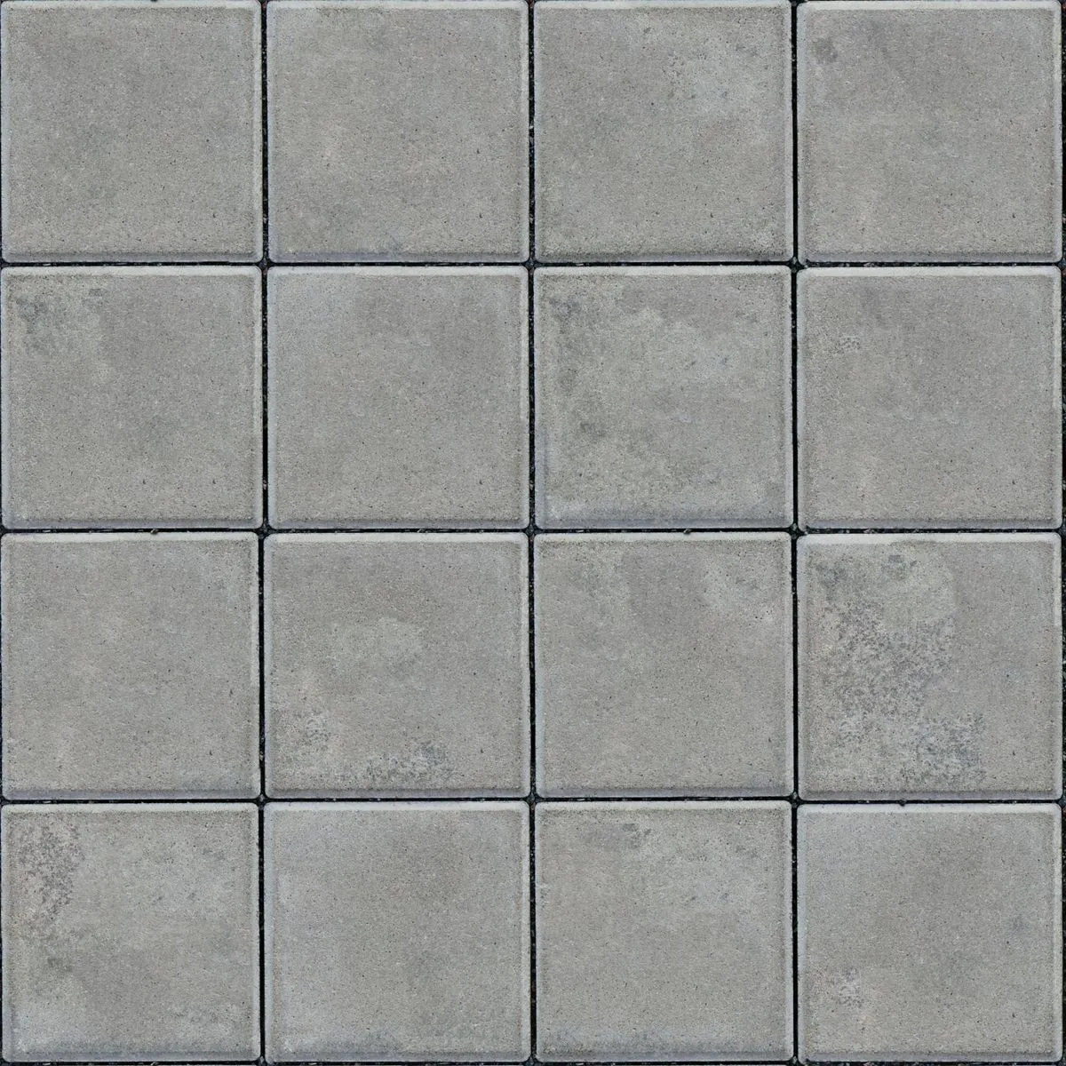 Stamped concrete stone paver pattern